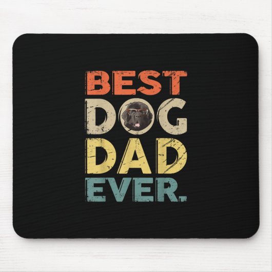 Männer der beste Hundevater je | Tagesgeschenke Mousepad (Vorne)