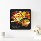 Männer der Ehre 01: KTJ 06-02 Quadratische Wanduhr (Zuhause)