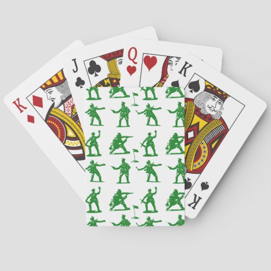 Männer der grünen Armee Spielkarten (Rückseite)
