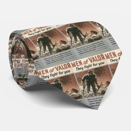 Männer der Krawatte des Valor-Weltkrieg-2 (Gerollt)