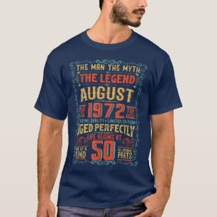 Männer der Mann der Mythos der Legende 50 Geburtst T-Shirt