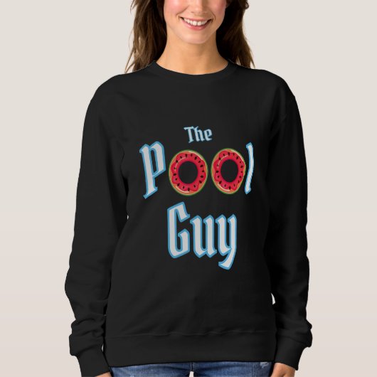Männer Der Pool-Typ Sweatshirt (Vorderseite)