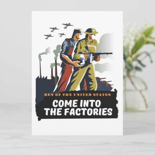 Männer der Staaten, Poster des zweiten Weltkriegs (Stehend Vorderseite)