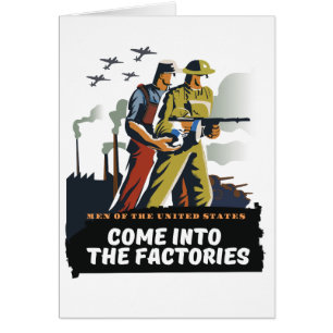 Männer der Vereinigten Staaten, WW2-Plakat