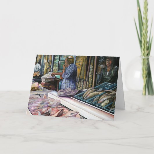 Männer der Wüste Gaben des Meeres Jerusalem grüßen Karte (Vorderseite)