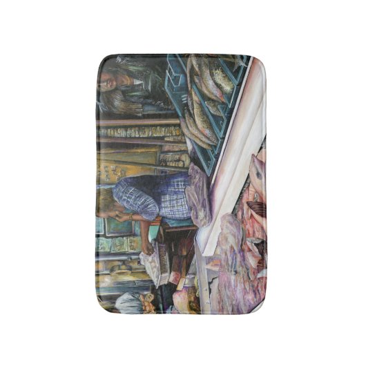 Männer der Wüste, Geschenke des Meeres, Jerusalem Badematte (Vorderseite Vertikal)