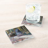 Männer der Wüste, Geschenke des Meeres, Jerusalem Glasuntersetzer (Schrägansicht)