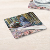 Männer der Wüste, Geschenke des Meeres, Jerusalem Rechteckiger Pappuntersetzer (angewinkelt)