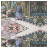 Männer der Wüste, Geschenke des Meeres, Jerusalem Stoff (Nahaufnahme)