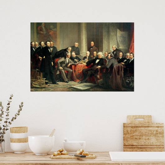 Männer des Fortschritts Poster (Küche)