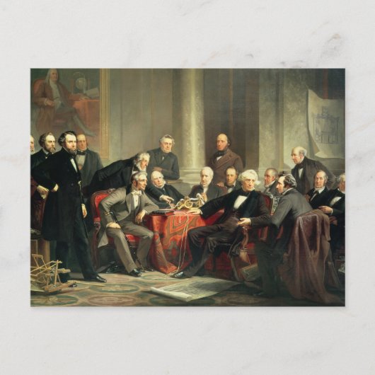 Männer des Fortschritts Postkarte (Vorderseite)