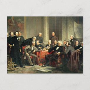 Männer des Fortschritts Postkarte