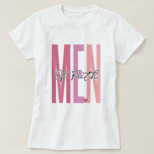 Männer des Glaubens Inspirationelles T - Shirt-Des T-Shirt