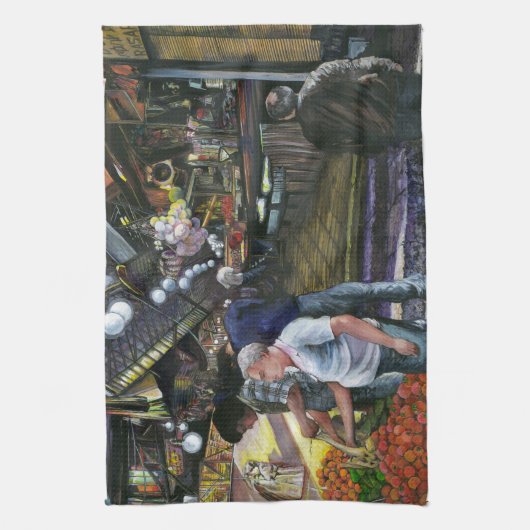 Männer des Handels, Jerusalem Geschirrtuch (Vertikal)