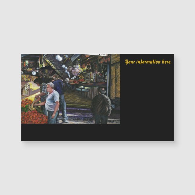 Männer des Handels, Jerusalem Magnetkarte (Vorderseite)