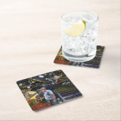 Männer des Handels, Jerusalem Rechteckiger Pappuntersetzer (Vor Ort)