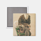 Männer des Tages, Nr. 33, Charles Darwin Magnet (Vorderseite/Rückseite)