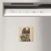 Männer des Tages, Nr. 33, Charles Darwin Magnet (In Situ (Geschirrspüler))