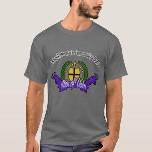 Männer des Wagemuts lang entworfen durch Ebenholz T-Shirt