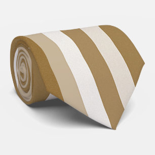 Männer Designer Krawatte Beige Streifen