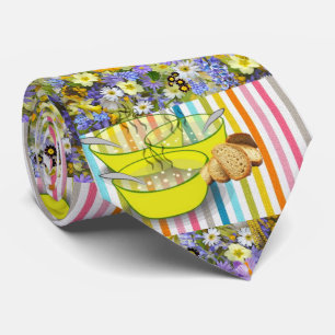 Männer Designer Krawatte Blumenstrichsuppe