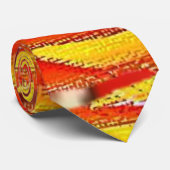 Männer Designer-Krawatte feuern Krawatte (Gerollt)