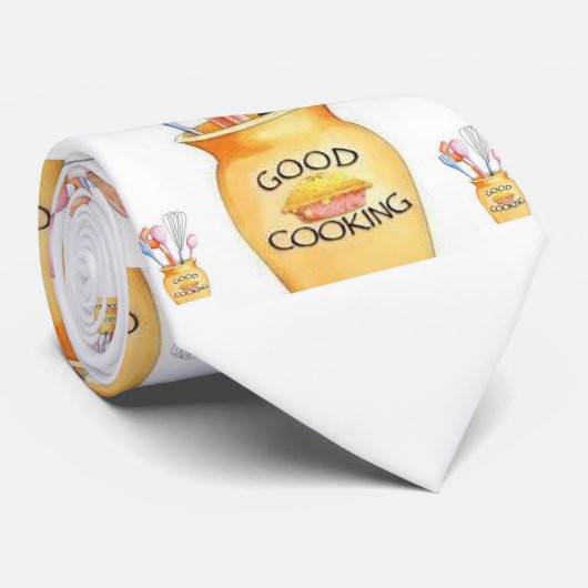 Männer Designer Krawatte Gutes Kochen (Gerollt)