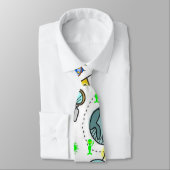 Männer Designer Krawatte Raumschiff Außerirdischen (Gebunden)