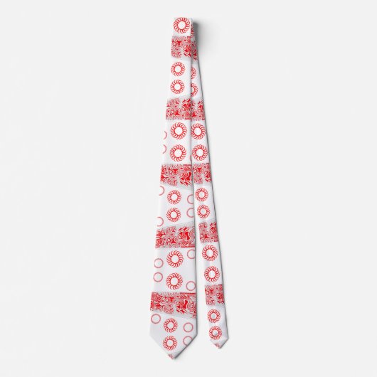 Männer Designer Krawatte Red (Vorderseite)