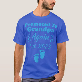 Männer, die 2023 wieder zum Großvater befördert we T-Shirt
