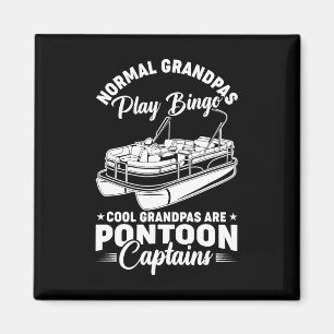 Männer, die Coole Grandpas fahren, sind Pontoon Ca Magnet