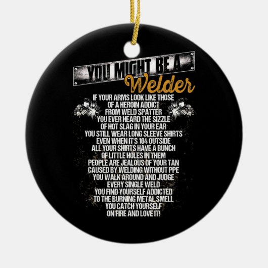 Männer, die du wärmer sein könntest keramik ornament (Vorne)