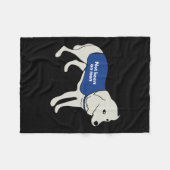 Männer, die eine Warnweste tragen Fleecedecke (Vorderseite (Horizontal))