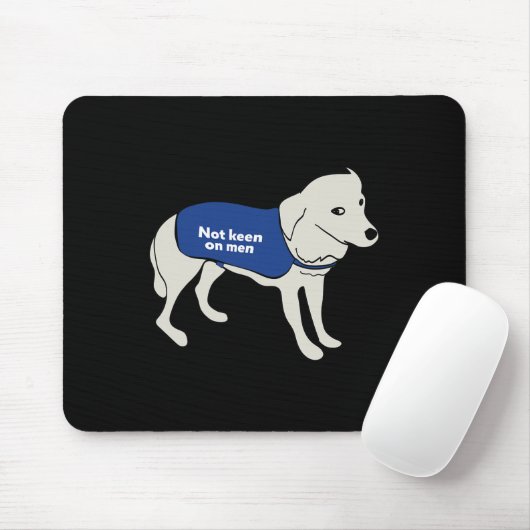 Männer, die eine Warnweste tragen Mousepad (Mit Mouse)