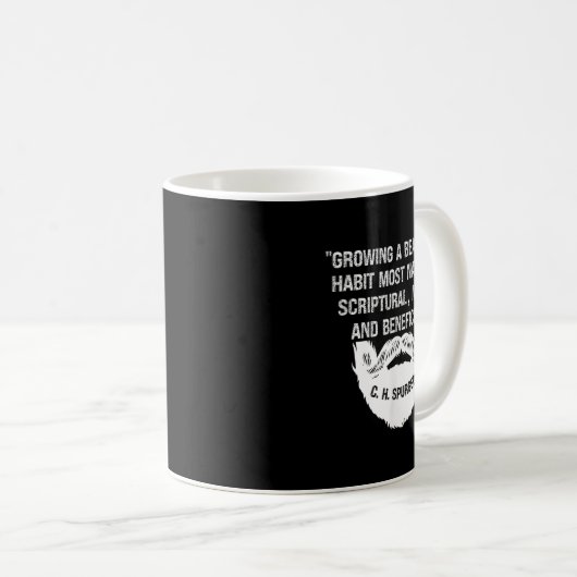 Männer, die einen Bart anbauen, sind natürlich. Kaffeetasse (VorderseiteRechts)