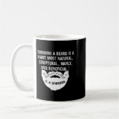 Männer, die einen Bart anbauen, sind natürlich. Kaffeetasse (Links)