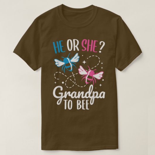 Männer, die er oder sie Opa bekommt, um eine schwa T-Shirt (Design vorne)