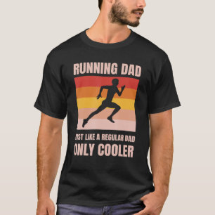 Männer, die für Mens Vater Marathon Runner Coach T-Shirt