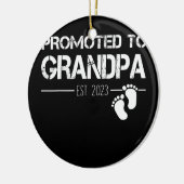 Männer, die für Opa 2023 befördert werden Keramik Ornament (Links)