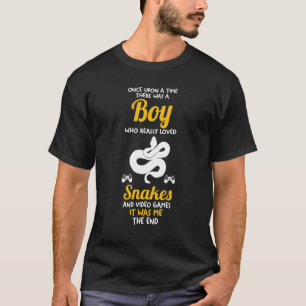 Männer, die Gaming und Schlangen wirklich lieben T-Shirt