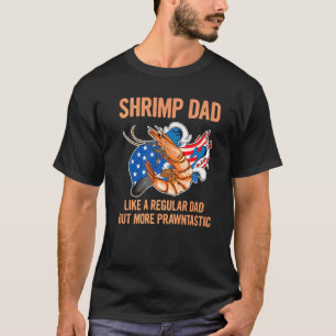 Männer, die Garnelen essen, sprechen für einen Shr T-Shirt