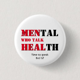 MÄNNER, DIE GESUNDHEIT SPRECHEN BUTTON