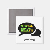 MÄNNER, DIE GESUNDHEIT SPRECHEN, individuell Magnet (Vorderseite/Rückseite)