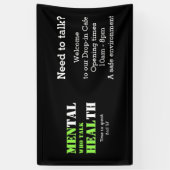 MÄNNER, DIE GESUNDHEITLICHE Mental Health Drop-In Banner (Vertikal)