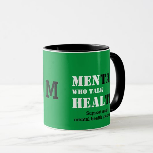 MÄNNER, DIE GESUNDHEITLICHE MENTSPHASE SPRECHEN TASSE (VorderseiteRechts)