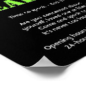 MÄNNER, DIE GESUNDHEITLICHE MENTSPRECHE SPRECHEN POSTER (Ecke)