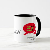 MÄNNER, DIE GESUNDHEITSMONOGRAMM FÜR DIE psychisch Tasse (VorderseiteRechts)