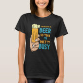 Männer, die ich ein Bier halten, also bin ich Hübs T-Shirt (Vorderseite)