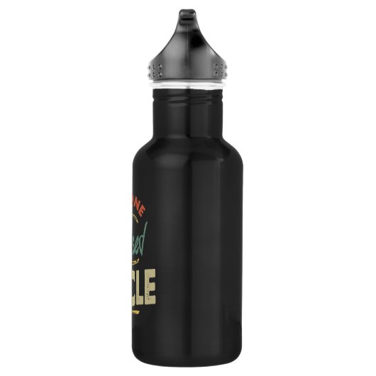 Männer, die ich ein gesegnetes Onkel-Geschenk bin Edelstahlflasche (Rechts)
