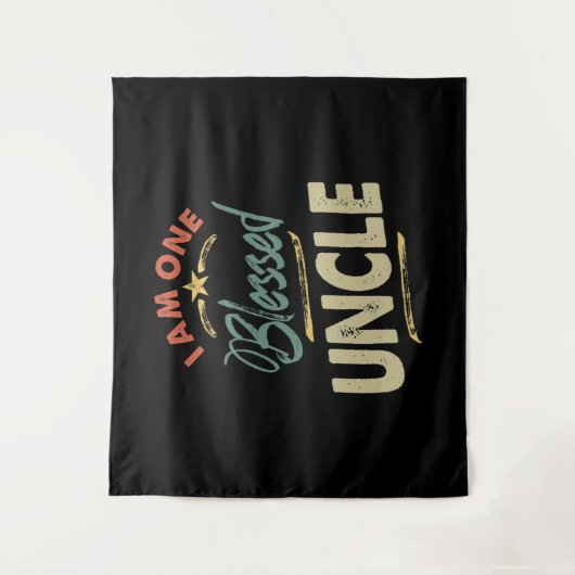 Männer, die ich ein gesegnetes Onkel-Geschenk bin Wandteppich (Vorderseite)